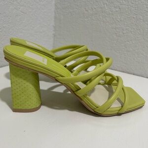 Never worn dolce vita neon heel